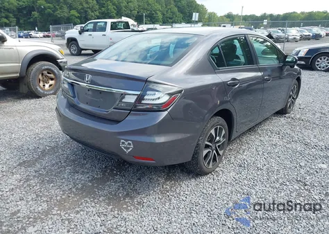 2015 Honda Civic Ex из США, поврежденный, VIN 2HGFB2F83FH553065